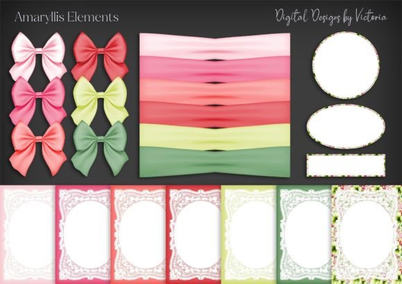 Amaryllis Elements: A Versatile Creative Resource for Designers and Hobbyists