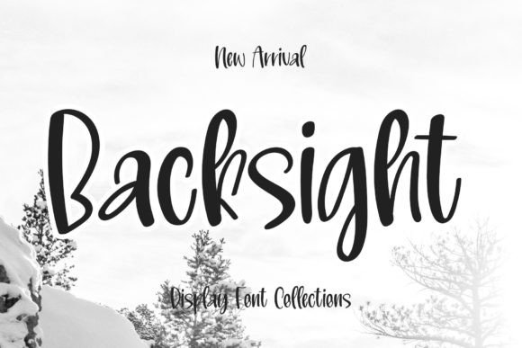Backsight: A Handwritten Font That Brings Elegance to Your Designs