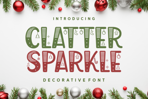 Clatter Sparkle: A Festive Font with Holiday Magic