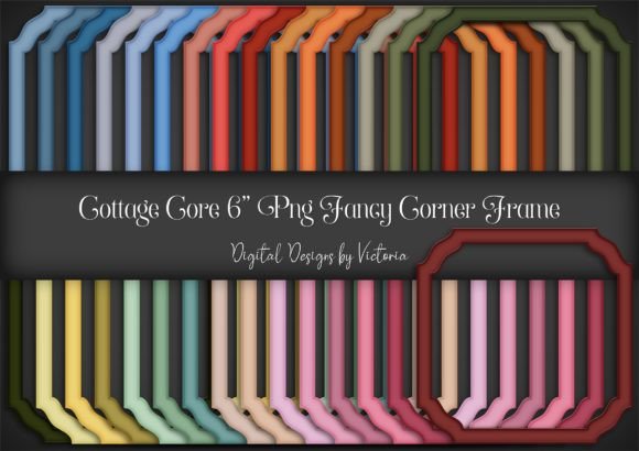 Cottage Core Fancy Corner Frame: A Versatile Addition to Your Crafting Kit