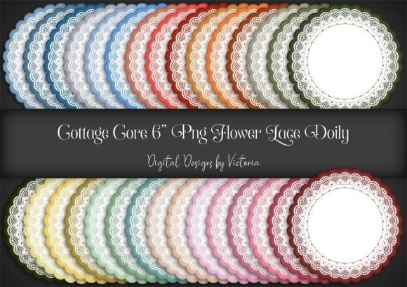 Cottage Core Flower Lace Doily: A Versatile Addition to Your Crafting Toolkit