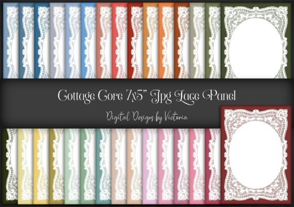 Cottage Core Lace Panel: A Versatile Addition to Your Crafting Kit