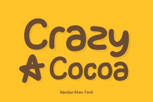 Crazy a Cocoa: A Playful Handwritten Font for Creative Projects