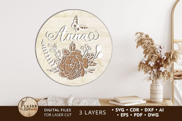 Decorative Wall Panel, Laser Cut Files
