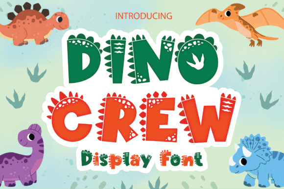 Dino Crew: A Playful Font for Creative Projects