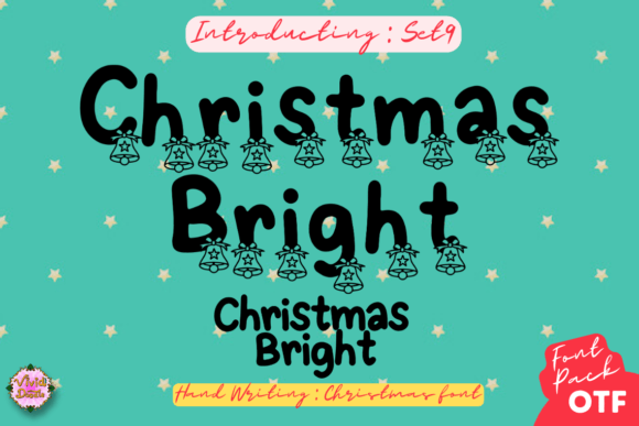 Discover the Magic of Christmas Bright 9: A Unique Hand-Lettered Font for Holiday Cheer