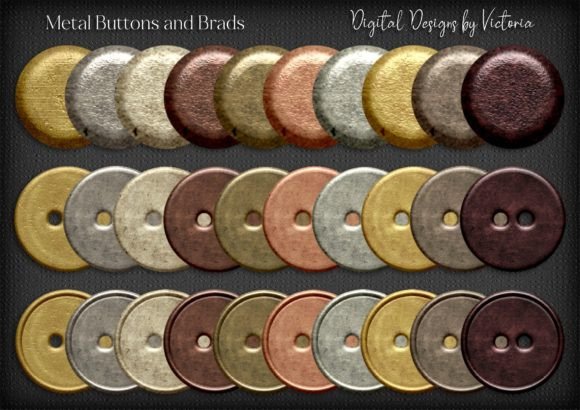 Exploring the Versatility of Metal Buttons and Brads in Crafting Projects