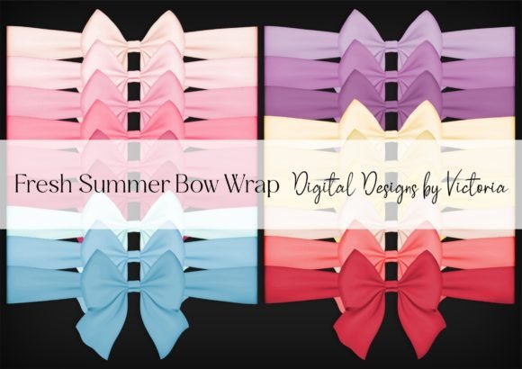 Fresh Summer Bow Wrap: A Versatile Creative Asset for Seasonal Projects