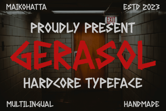 Gerasol - Hardcore: The Bold Typography Redefining Modern Design