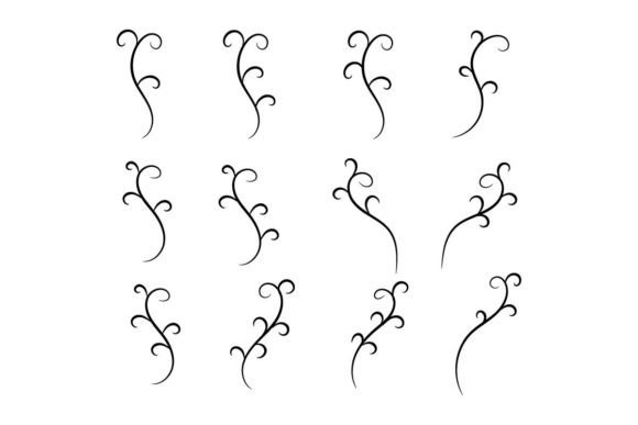 Line Art Floral Design Elements: A Versatile Creative Resource