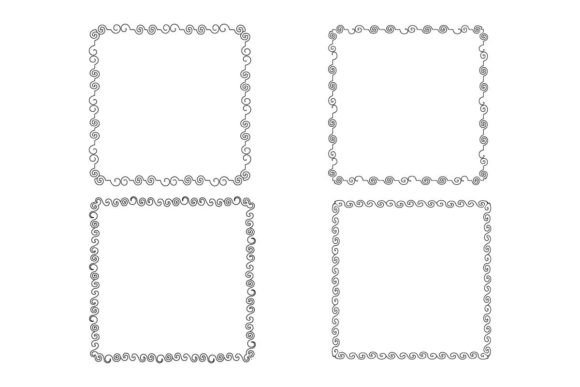 Line Art Page Border Design Elements: A Versatile Design Tool