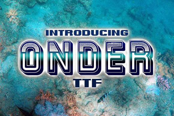 Onder: A Textured Typeface That Inspires Your Creative Projects