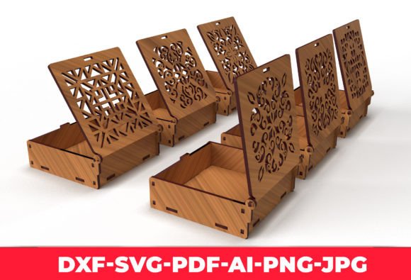 Ornaments Wooden Gift Box Laser Cut 02: A Modern Solution for Creative and Practical Needs