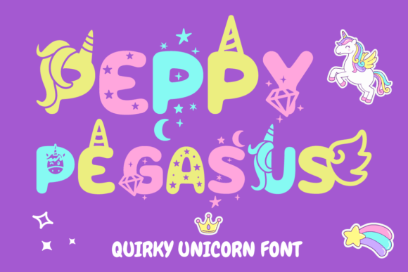 Peppy Pegasus: A Whimsical Font for Strategic Design