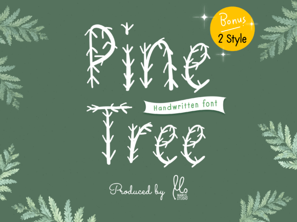 Pine Tree Font: A Festive Choice for Holiday Projects