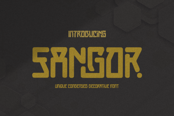 Sangor: A Vintage Font with Modern Appeal