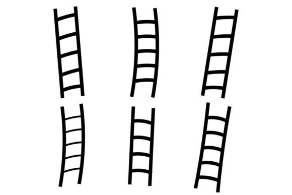 Set of Ladder Icon Ladder Illustration: A Versatile Design Resource