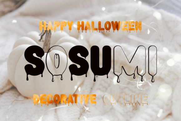 Sosumi: The Halloween Font That Haunts Your Designs