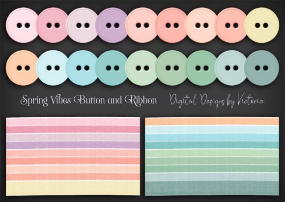 Spring Vibes Button and Ribbon: A Must-Have for Creative Projects