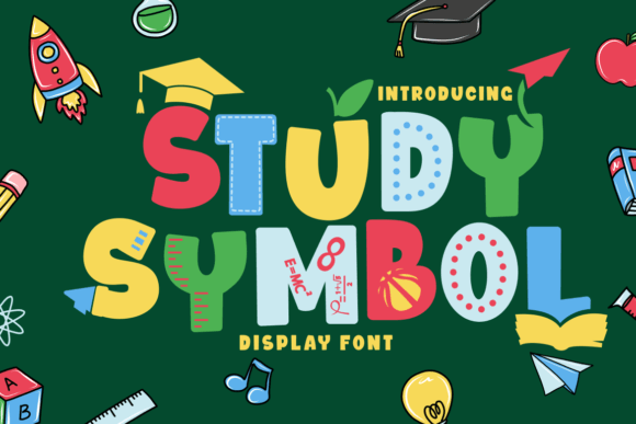Study Symbol: A Playful Font for Learning