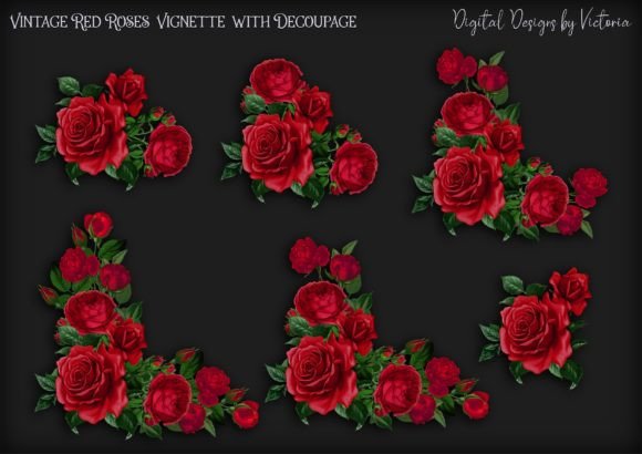 Vintage Red Roses Vignette and Decoupage: A Comprehensive Evaluation
