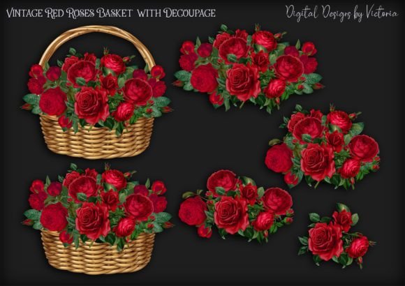 Vintage Red Roses with Decoupage: A Strategic Tool for Creative Expression