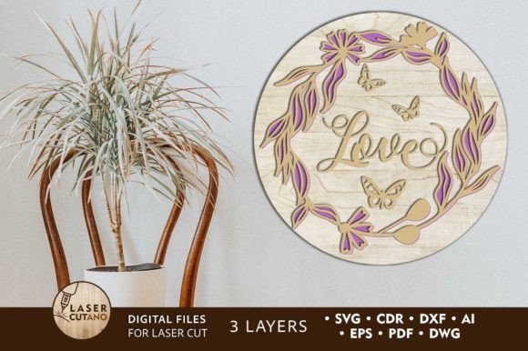 Wall Decorative Panel, Multilayer Files