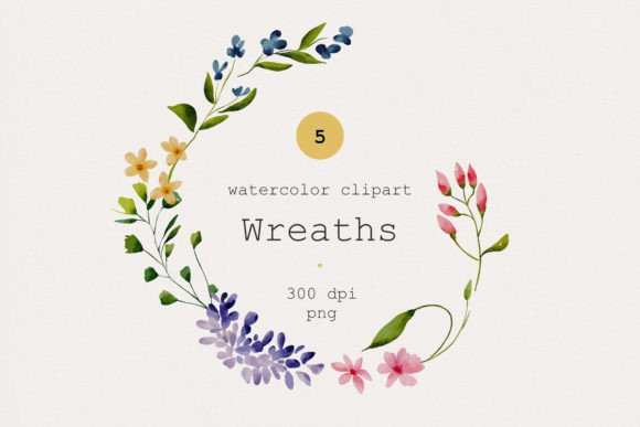 Watercolor Summer Wreaths: A Vibrant Addition to Your Creative Projects
