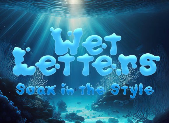 Wet Letters: Embrace the Fluid Beauty of Water in Your Designs