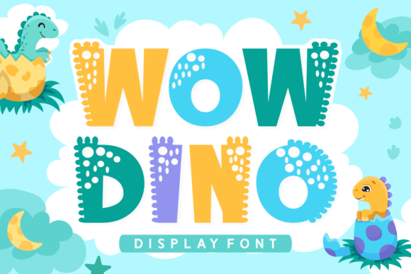 Wow Dino: A Bold Font for Dinosaur Enthusiasts and Designers